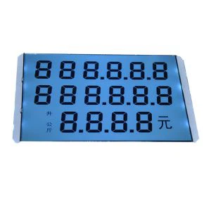 Segment-LCD für Kraftstoffspender